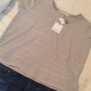 NWT Gray short sleeve shirt